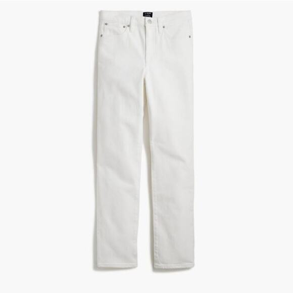 J. Crew Women's All-Day Stretch Essential Straight Jean BX520 White Size 30 NWT - Picture 3 of 4
